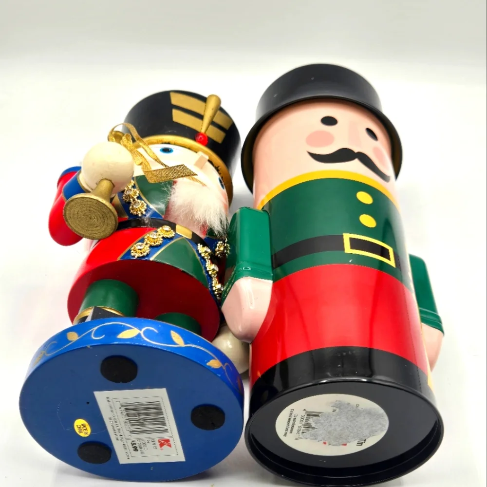 VINTAGE Nutcrackers Wooden Traditonal & Tin